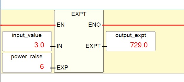 Micro 800 PLC EXPT Instruction
